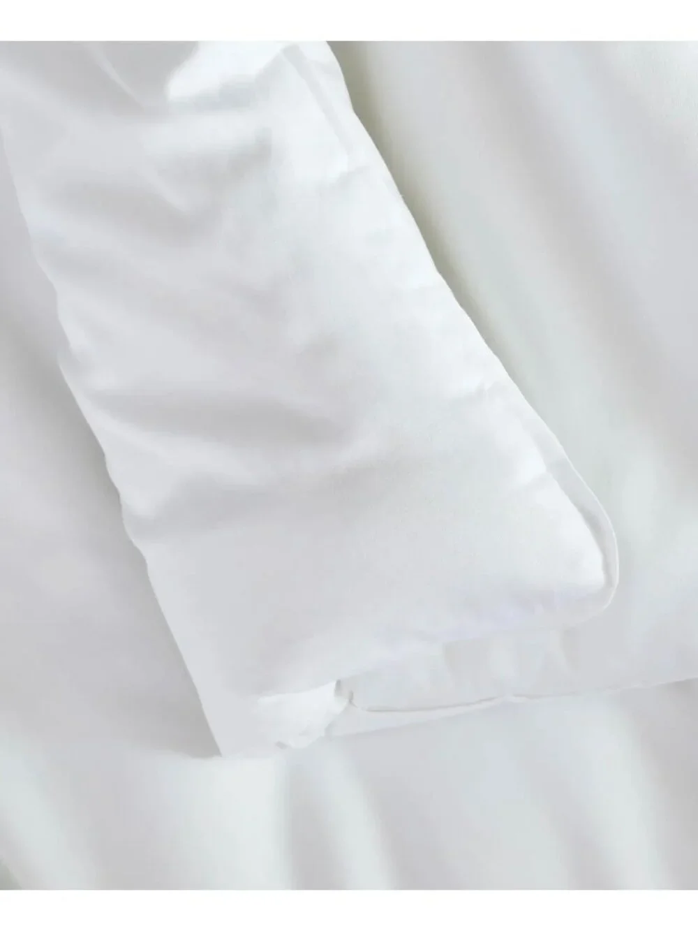 Quince Organic Cotton Sateen Comforter Twin White All Season Down Alternative